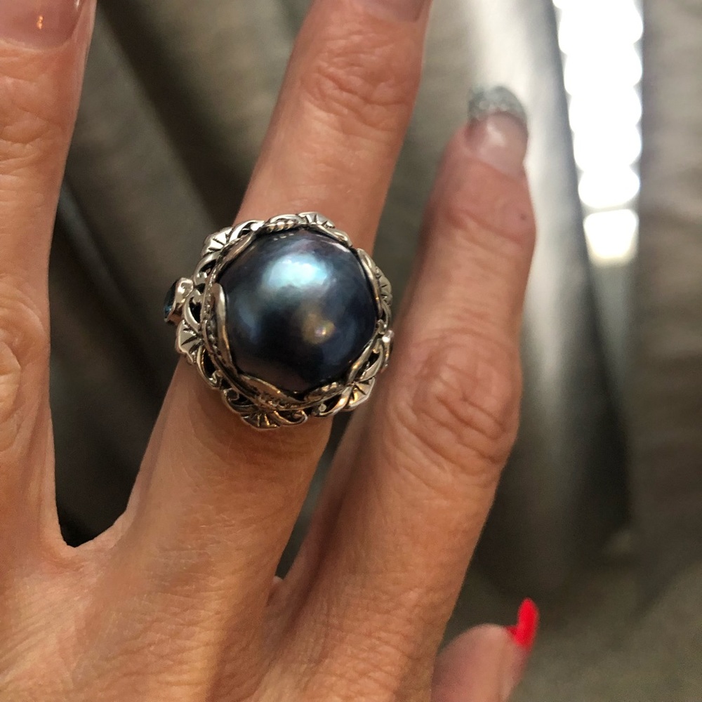 Unique Tahitian Pearl Ring